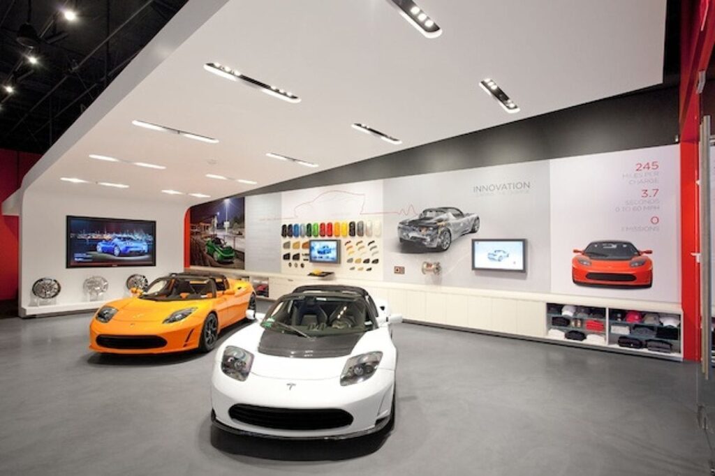 tesla showroom