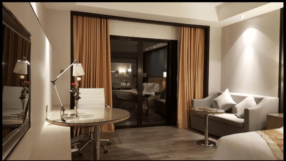 Courtyard by Marriott Siem Reap Resort guestroom with desk