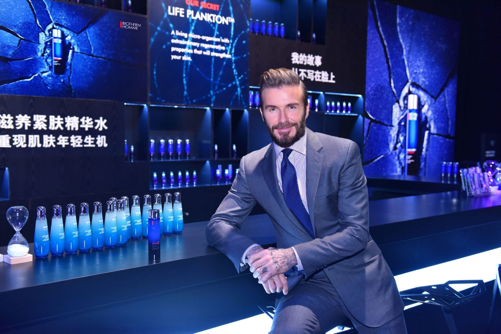 David Beckham shares Story of his life with Biotherm & L’Oreal