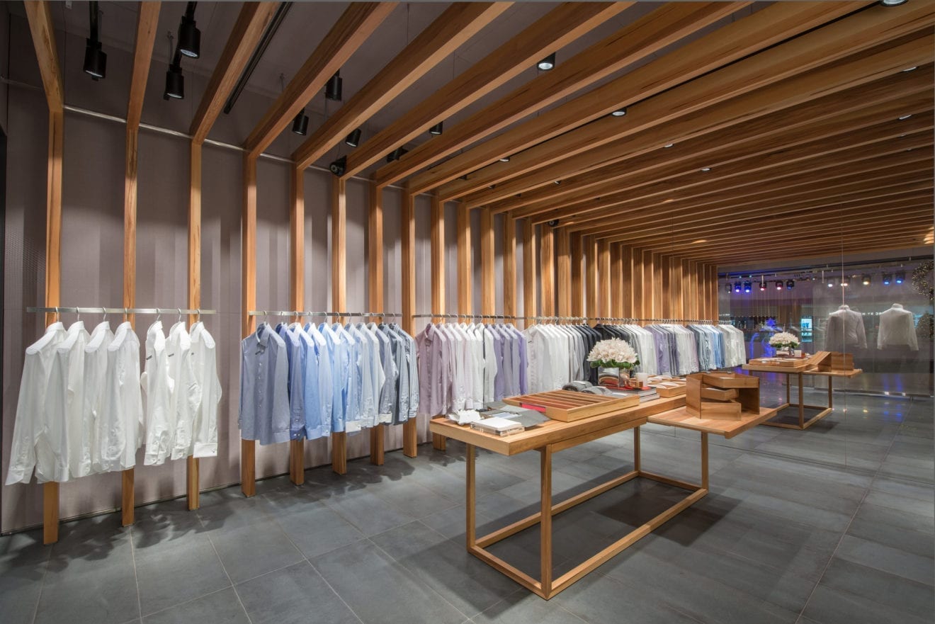 The plain white shirt is a best seller for Esquel