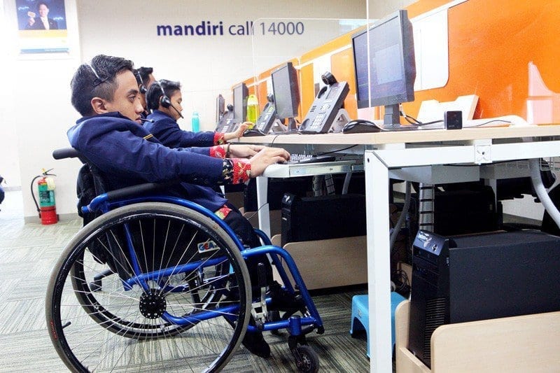 Mandiri Disabled Employees