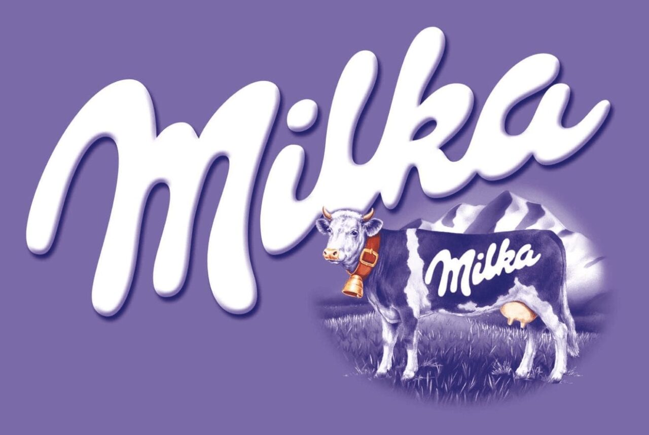 Milka logo with cow