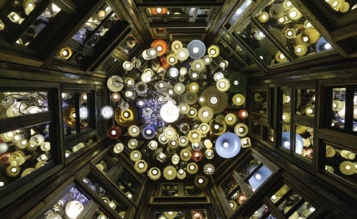Art work in Hong Kong malls