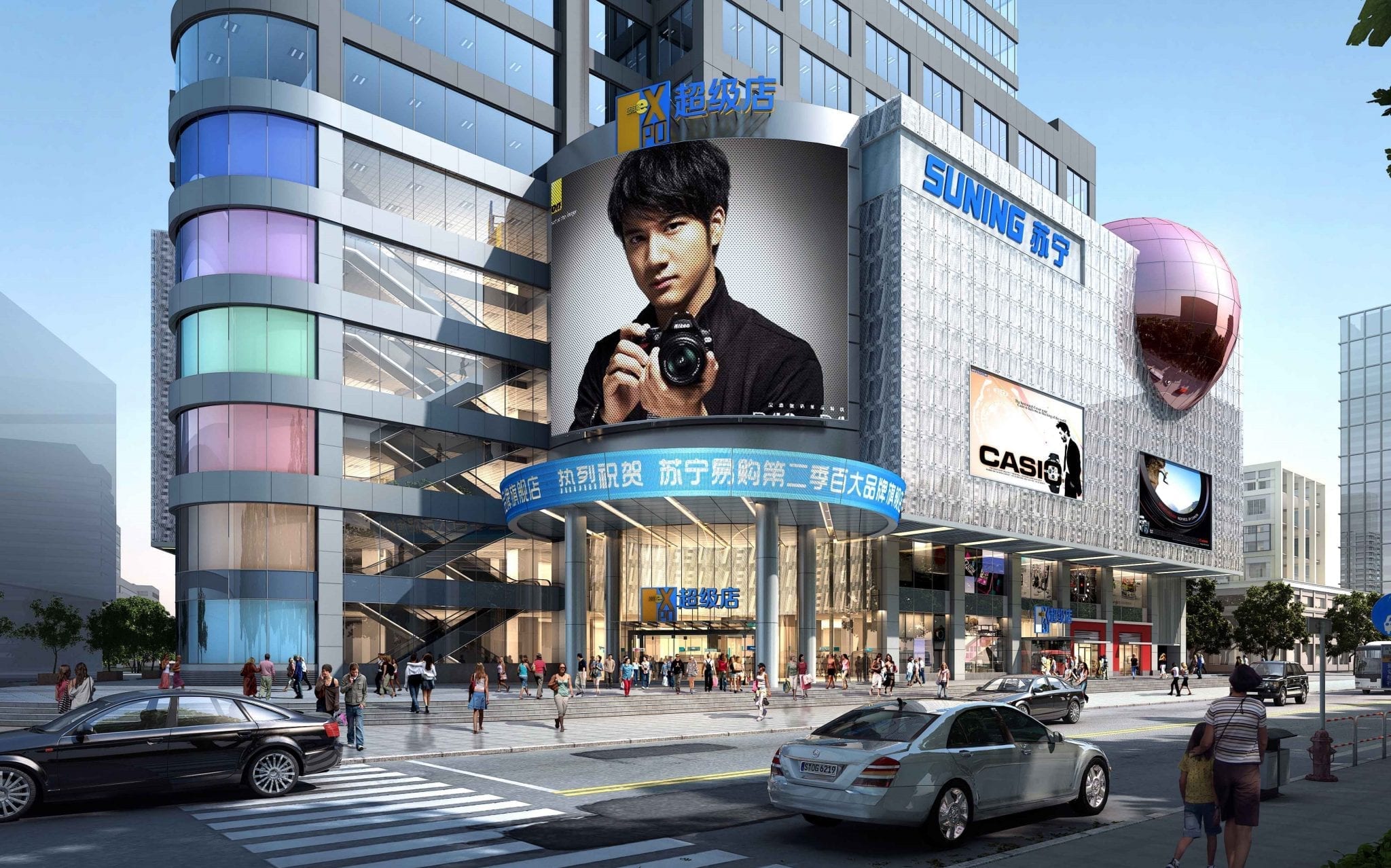 No-more-cashier at new Suning store
