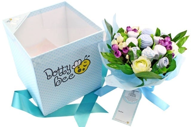 Dotty Bee Baby Gift Bouquet Boy PIC0116622v3