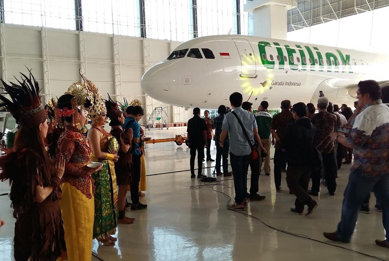 Citilink’s first new Airbus A320neo arrives in Indonesia