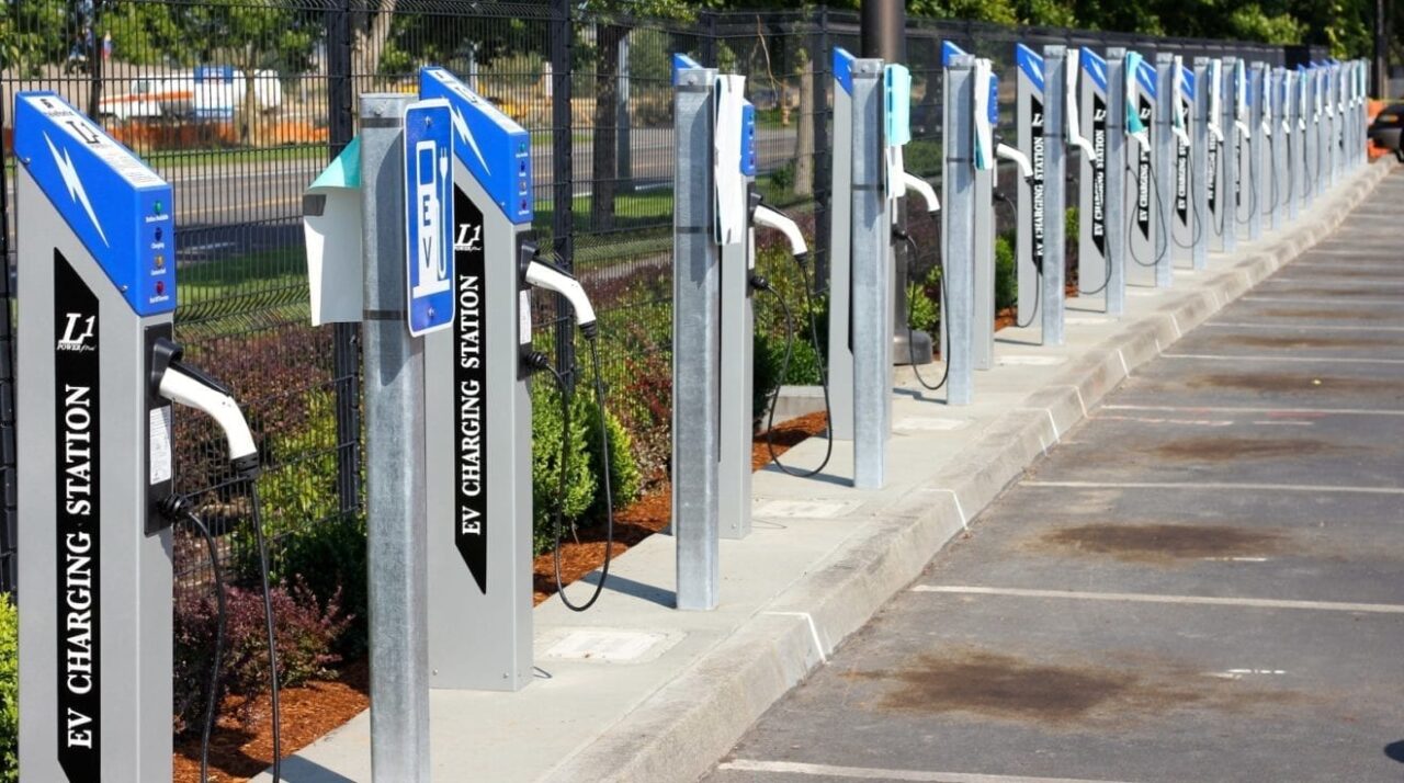 Portland Airport EV chargers