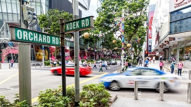 orchard road singapore retail