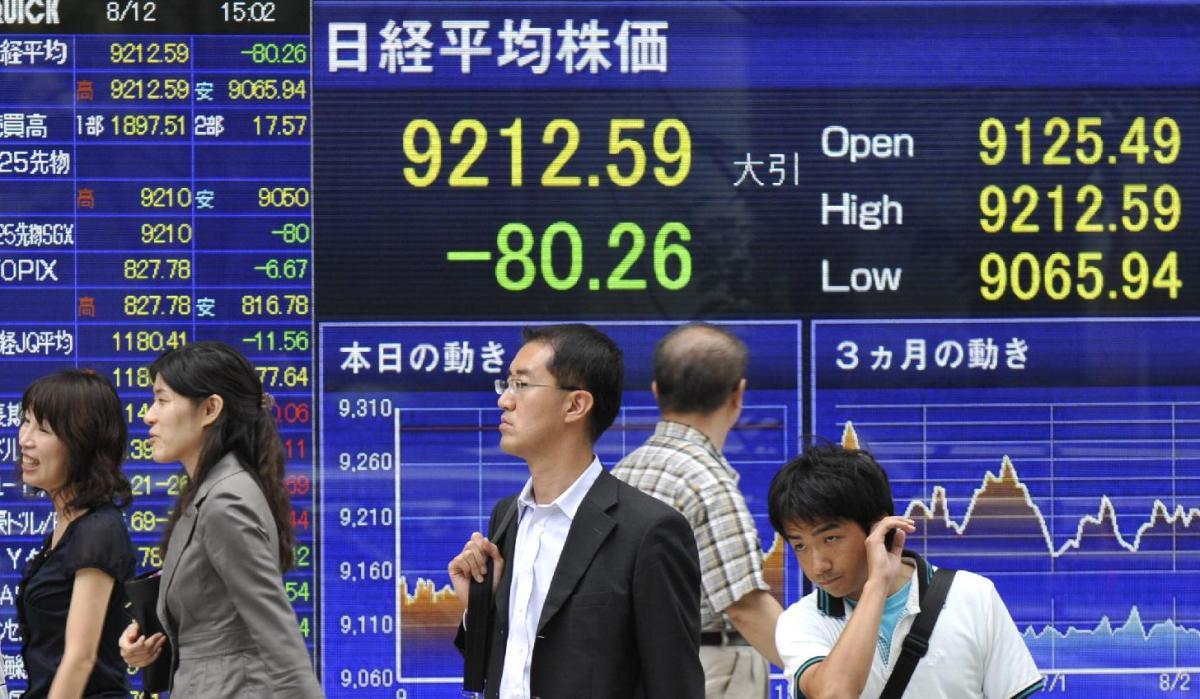 Asian shares rattled by Trump policy worries, dollar soft