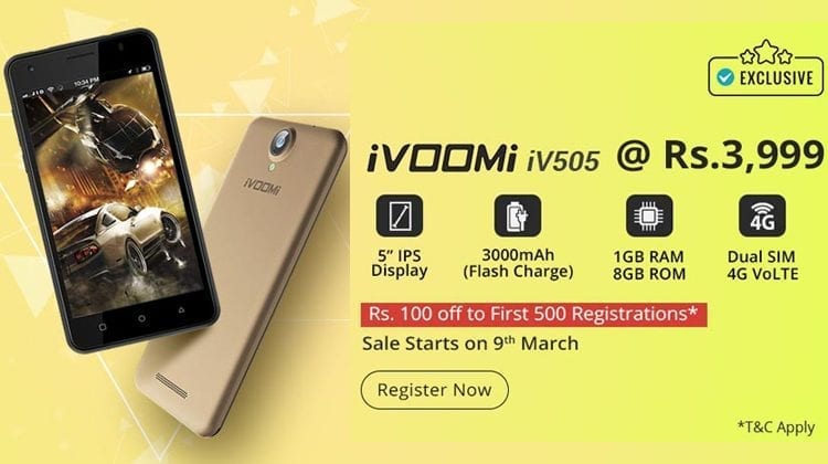 Ivoomi Iv505 Pre Launch Online fokatdeal