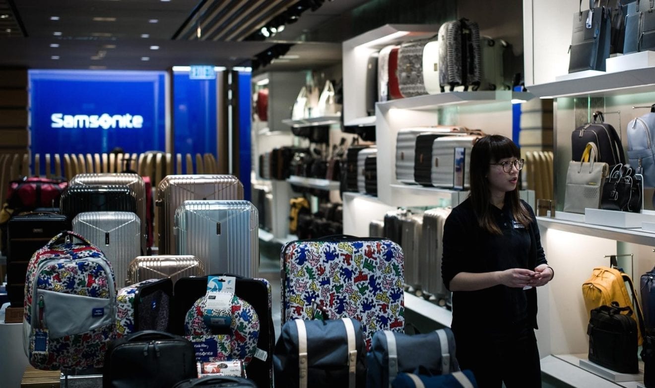 Samsonite sales grow despite Asia slow sales