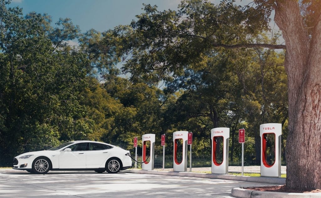 tesla charging