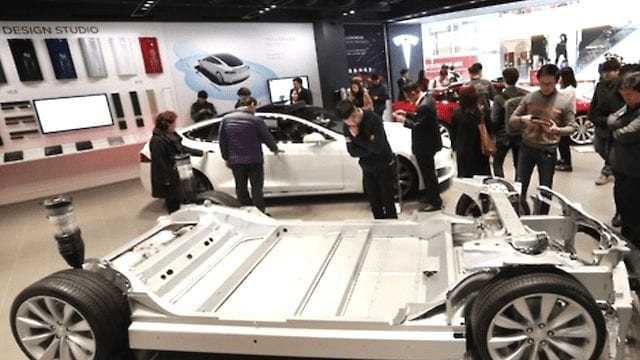 tesla showroom