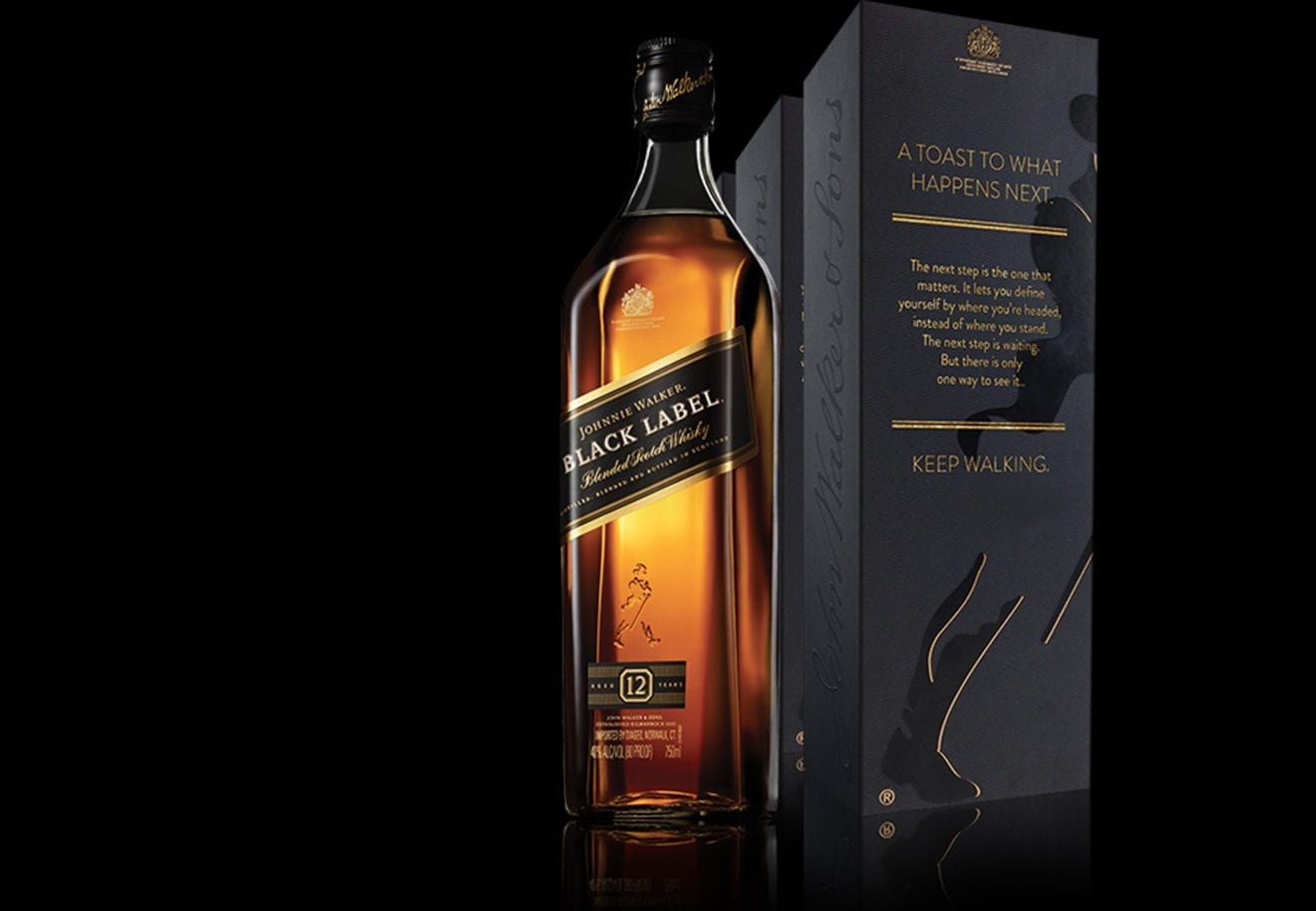 Diageo rolls out small Johnnie Walker Black Label