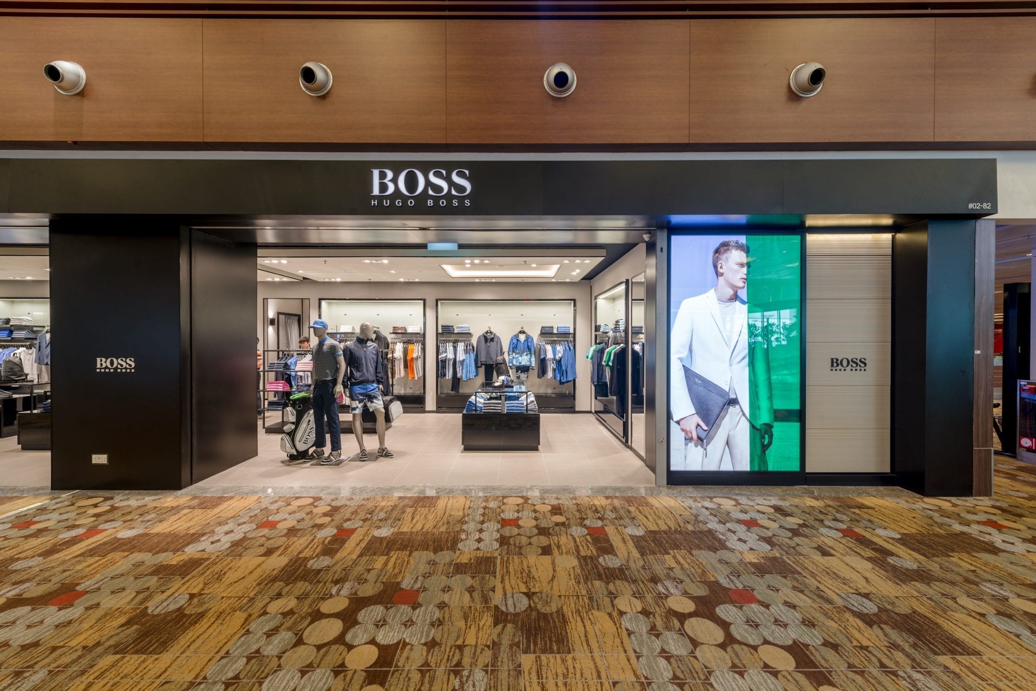 Hugo Boss opens menswear store at Singapore Changi