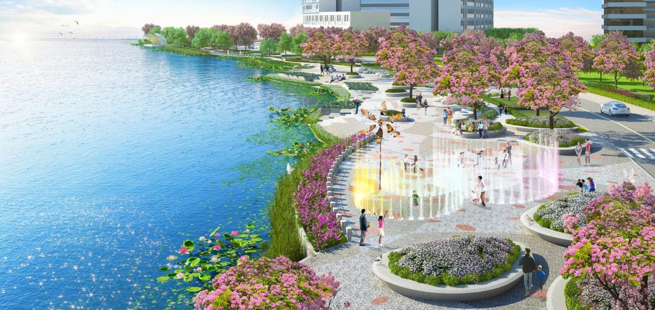 Million-dollar Sakura Park in Phu My Hung Midtown