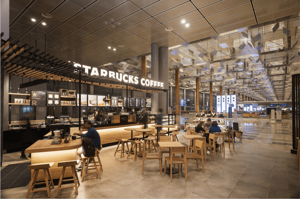 Starbucks Reserve opens 10th Singapore store in Changi airport