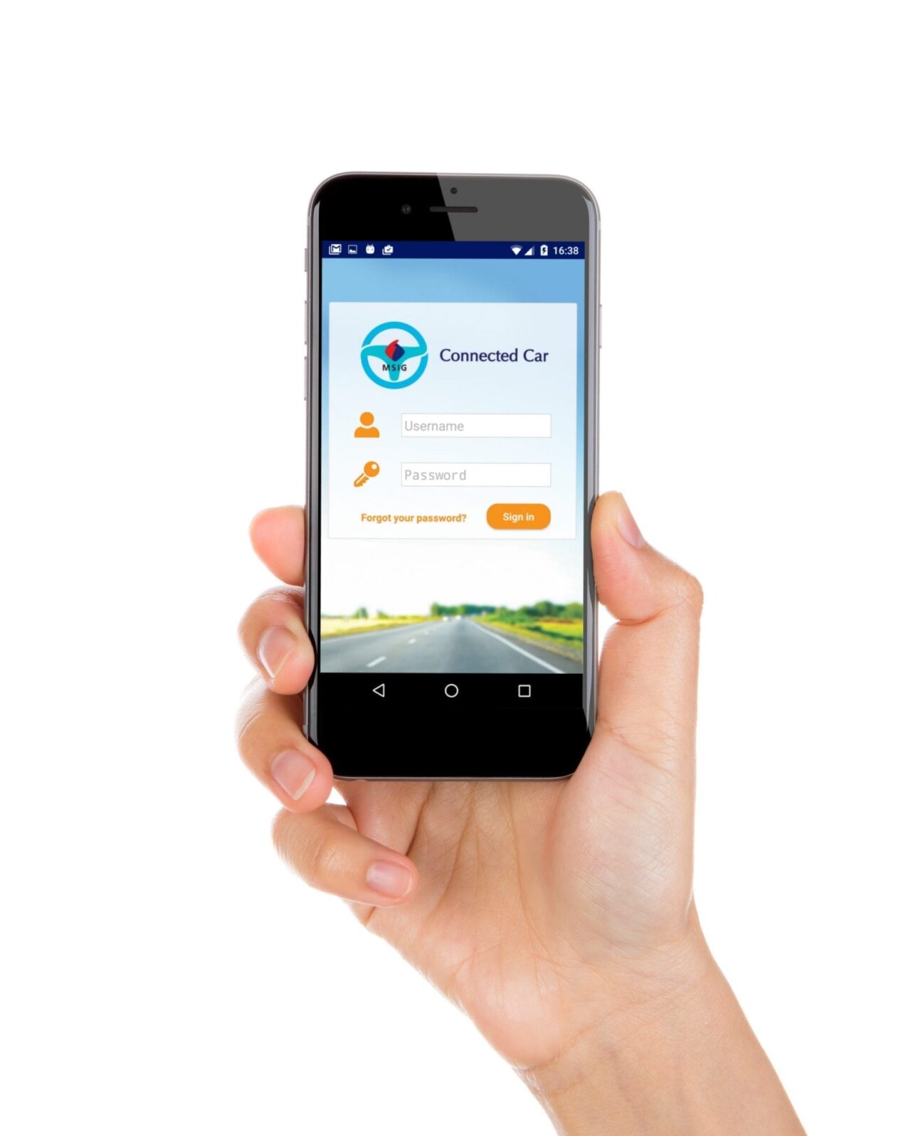MSIG Connected Car app on white bg Jannoon028 Freepik