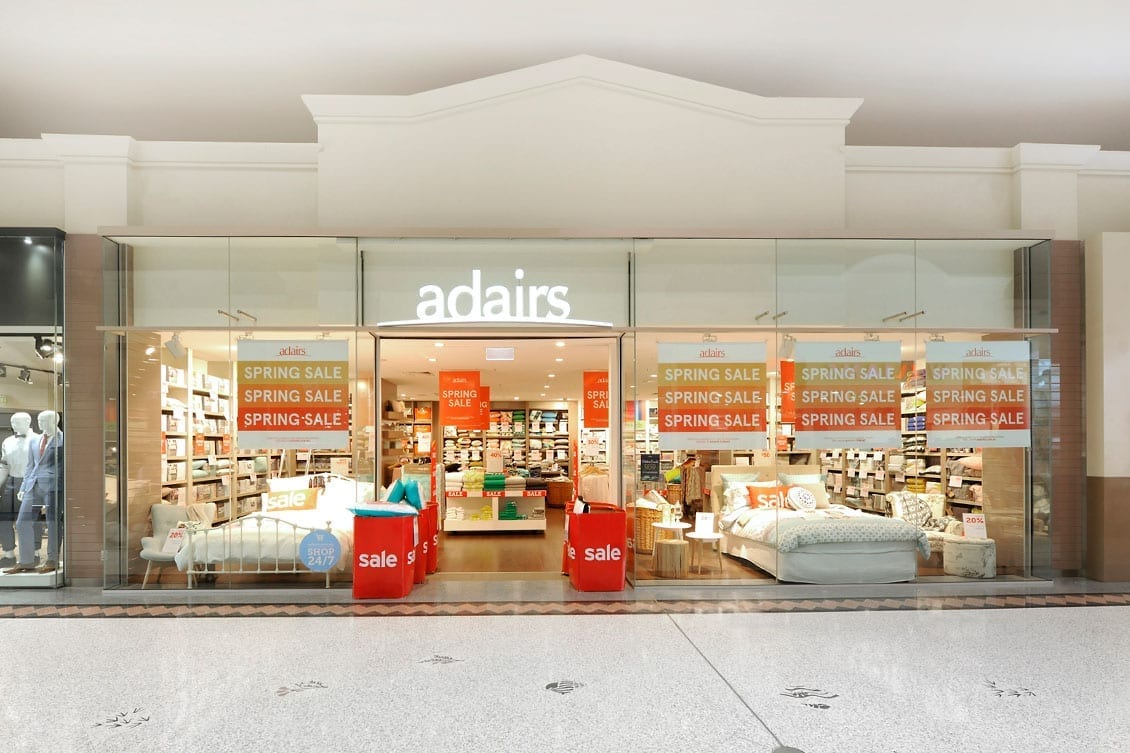 Adairs continues with international expansion plans