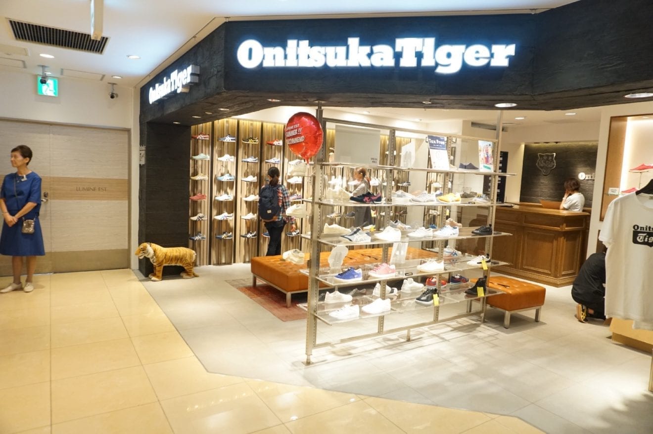 Two new floors for Onitsuka Tiger Shinjuku