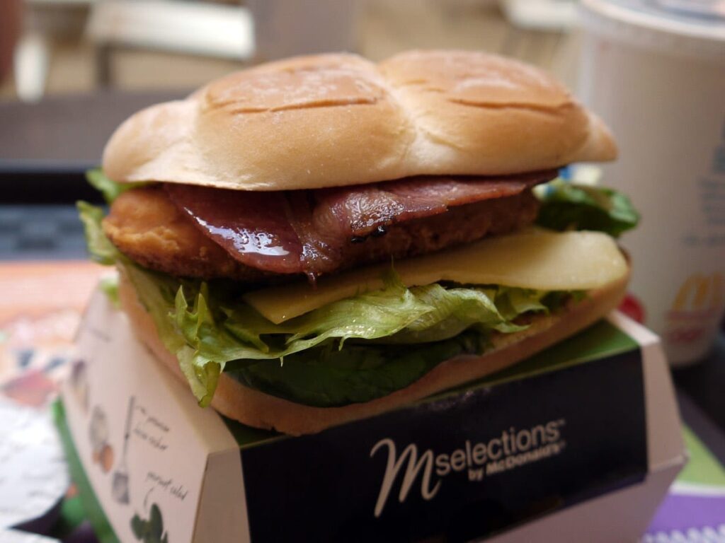 Rendang burger