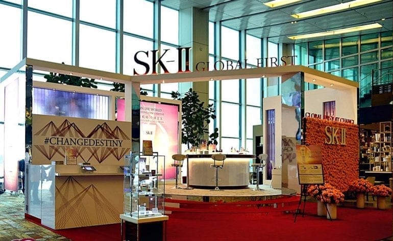 SKII pop up store