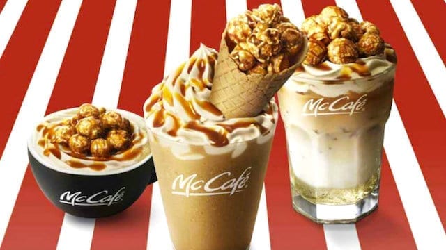 McDonald’s Japan adds three tasty new popcorn drinks to their menu