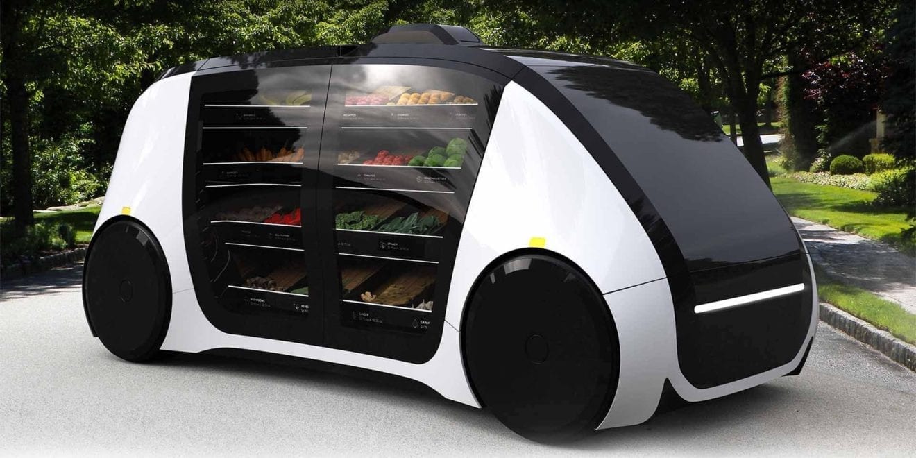 Robomart brings food to buyer door