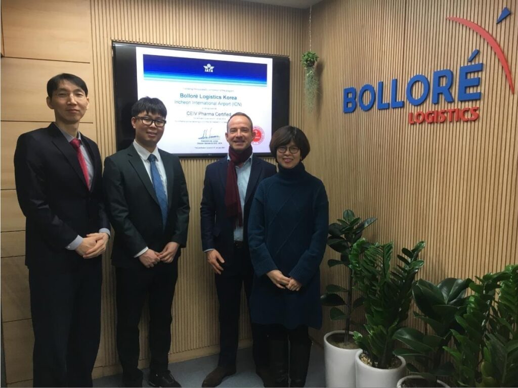 Bolloré Logistics Korea Achieves the CEIV Pharma Certification