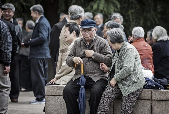 elderly in china