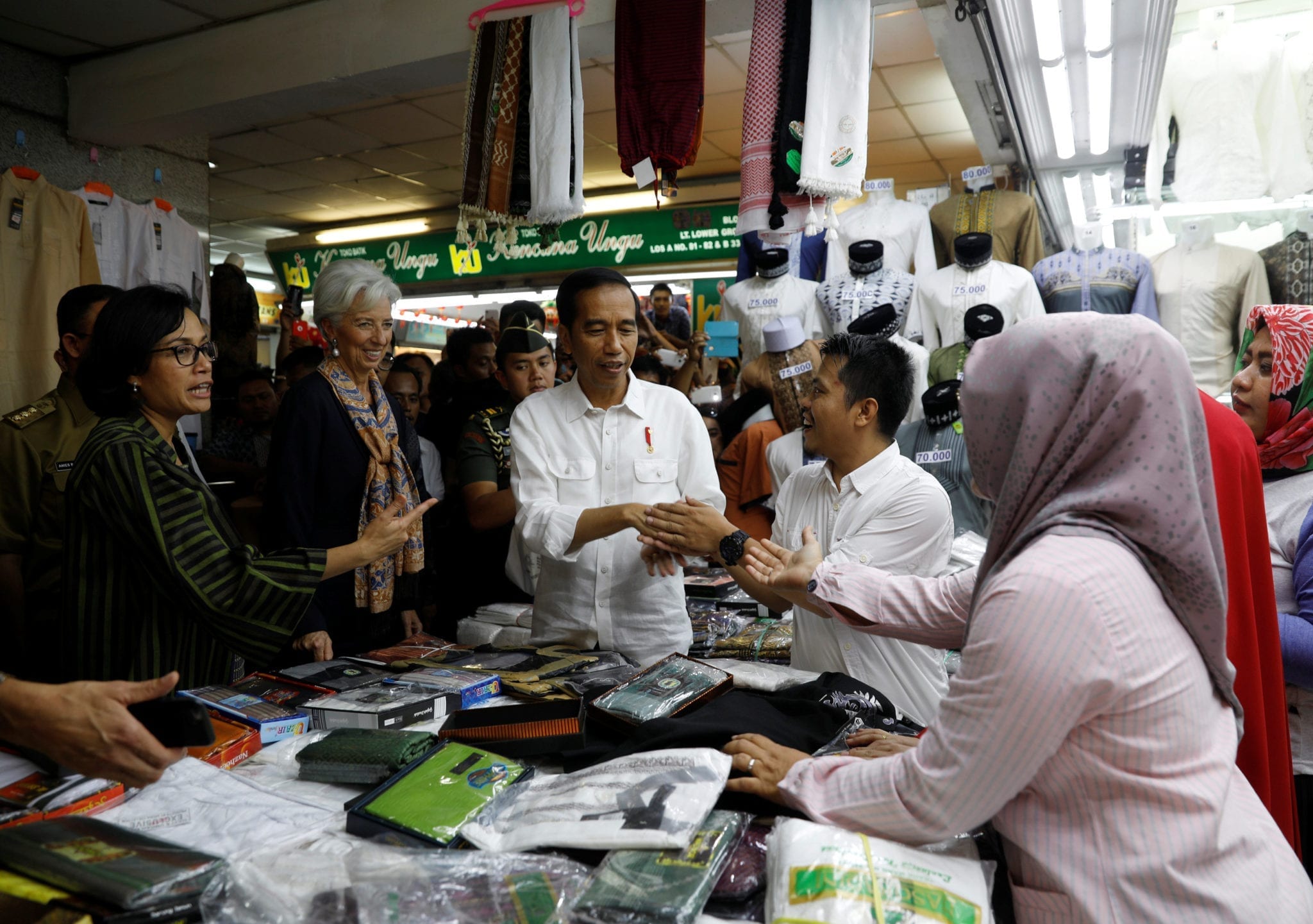 IMF Chief visits Indonesia with some advices