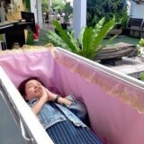Kid Mai Death cafe coffin