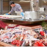 Muji fresh store Osaka fish