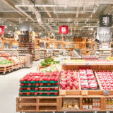 Muji fresh store Osaka fruits