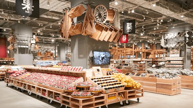 Muji fresh store Osaka