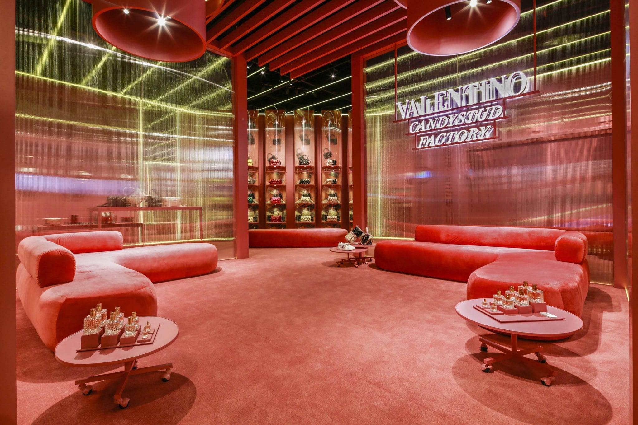 Candystud Factory: The New Valentino Popup Store in Beijing