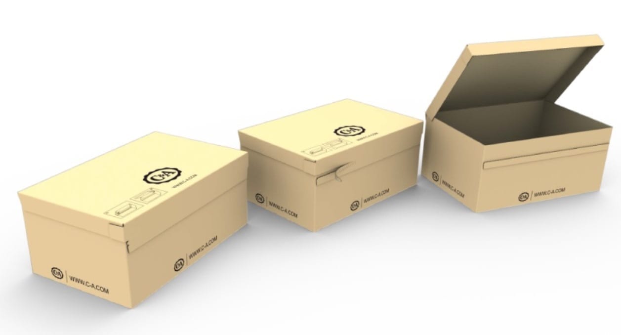 Arvato and C & A are developing new cartons for the e-commerce business