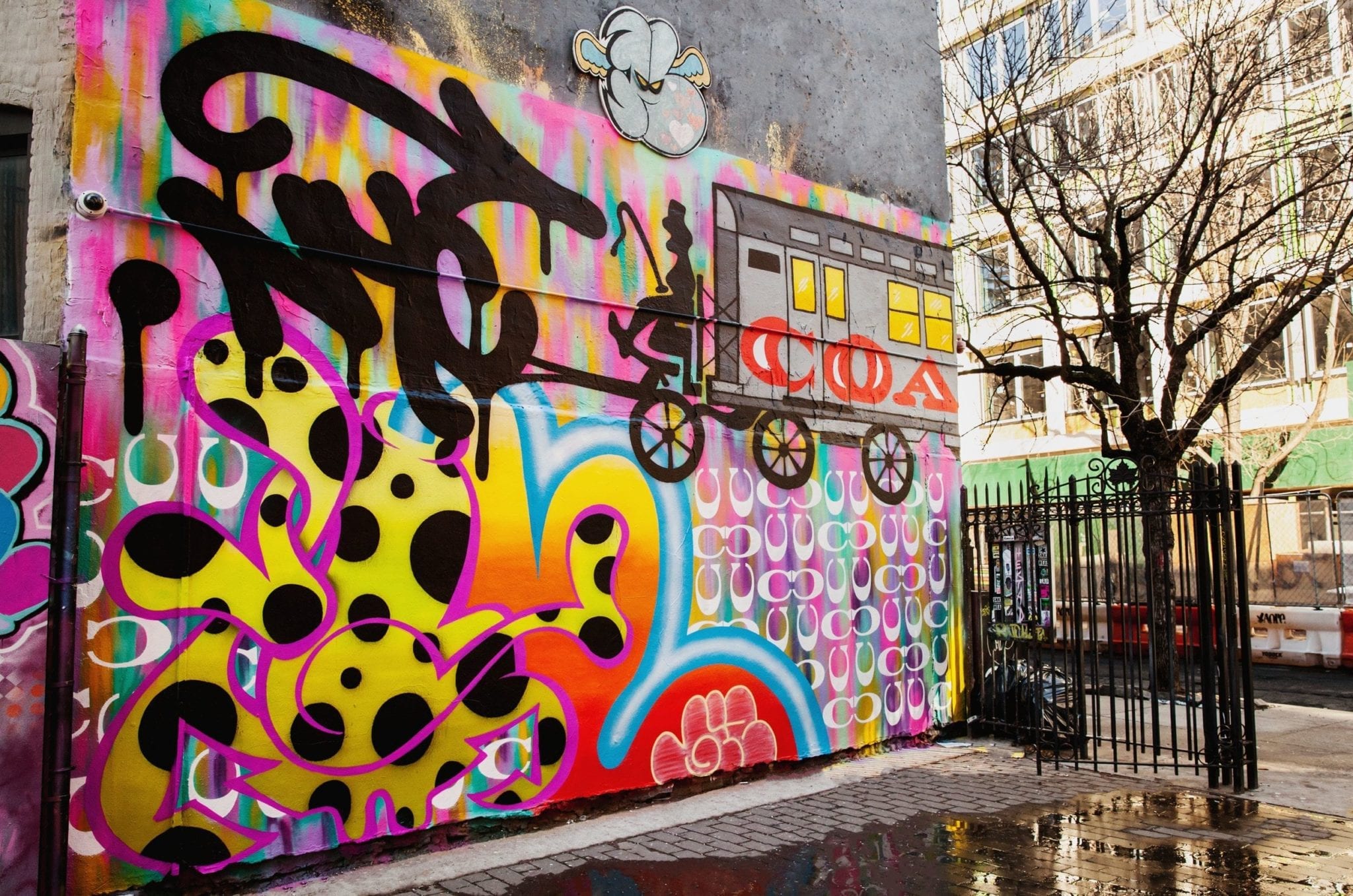 Coach Singapore unveils graffiti wall at the Botanic Gardens