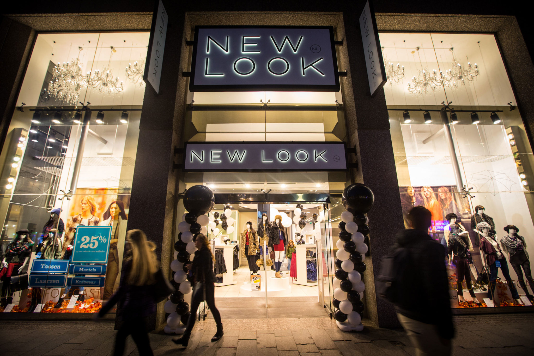 New Look same-store sales down