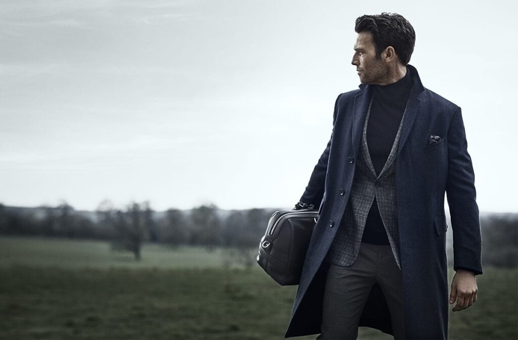 Alfred Dunhill Autumn Winter 2016 Blue coat Campaign