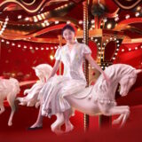 cecilia yeung Estee Wonderland Christmas campaign