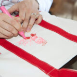 Foxy drawing his signature illustrations 600x400