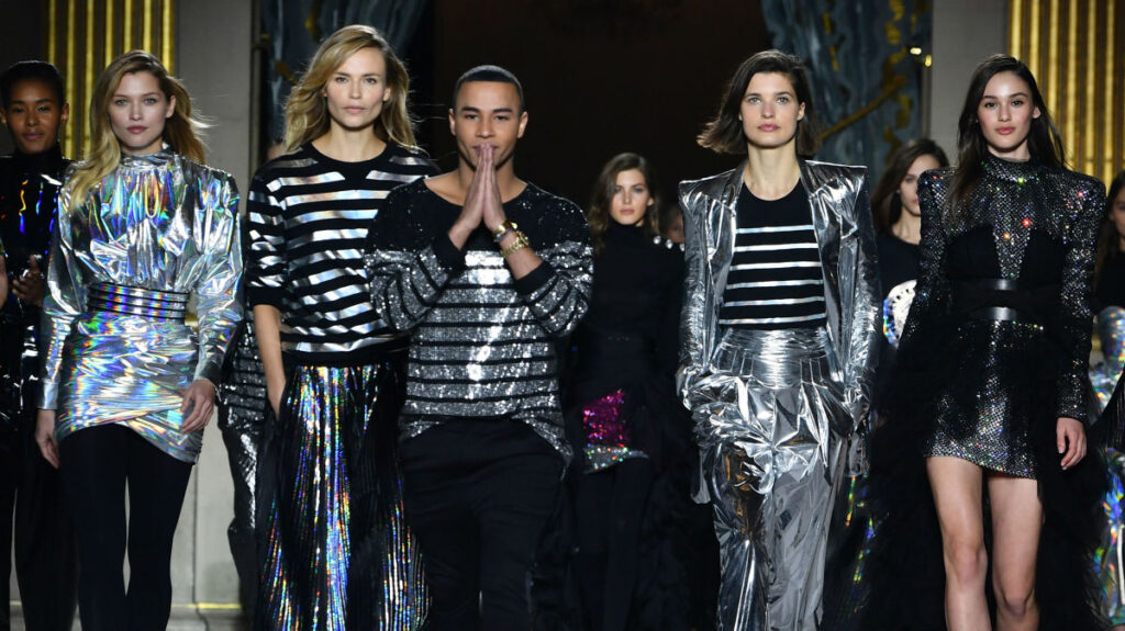 balmain launching couture crop
