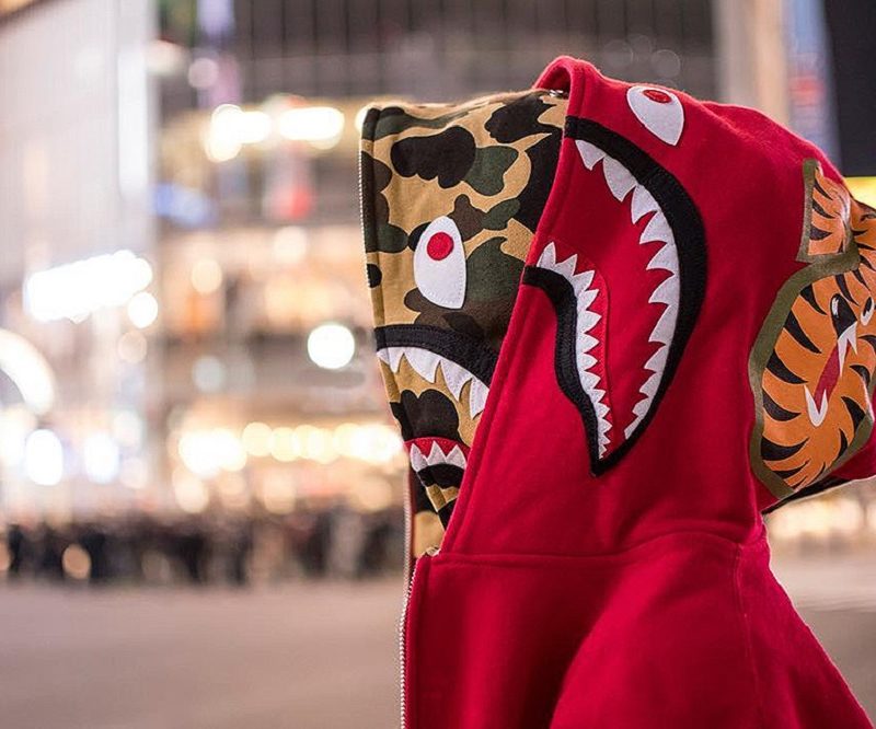 bape double shark hoodie 01 800x666