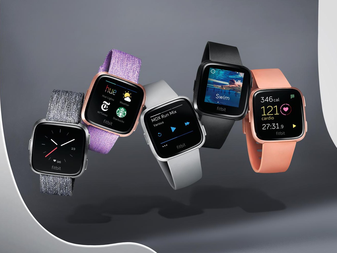 Fitbit Versa Special Edition with NFC support flies high