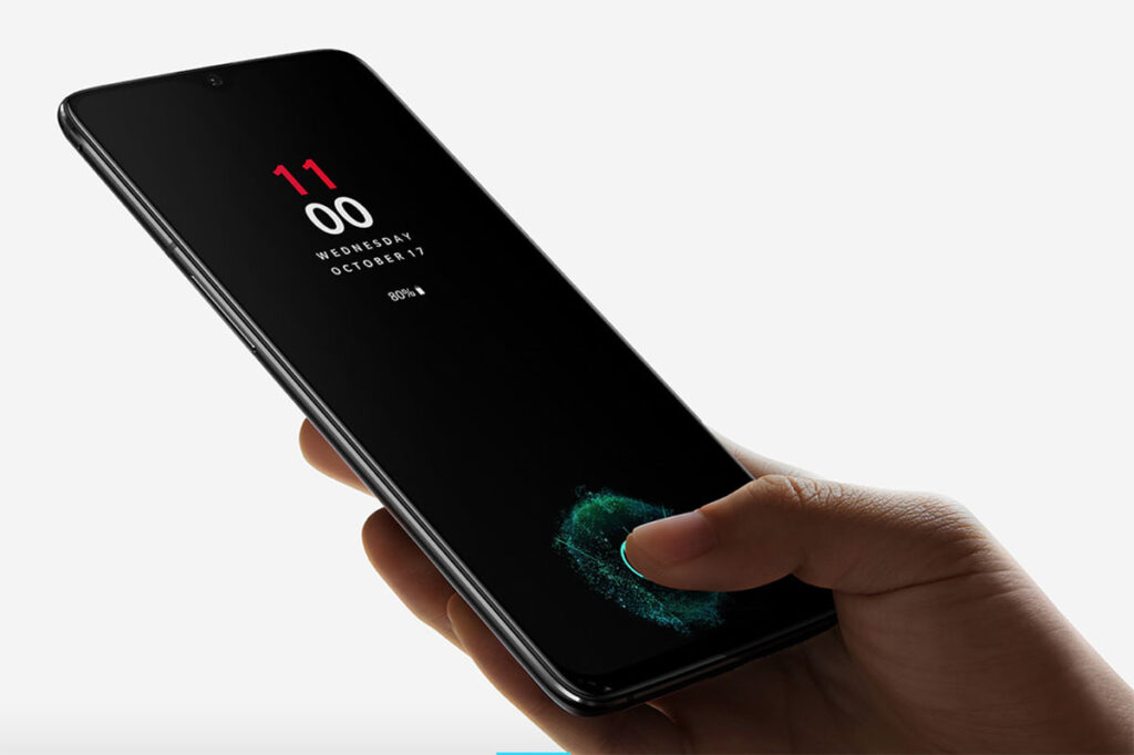 oneplus 6t in screen fingerprint scanner 