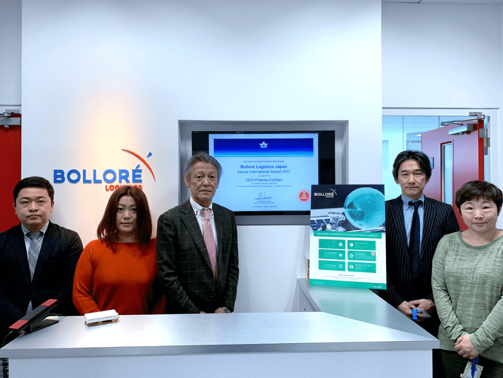 BL Osaka Office Certified CEIV Pharma by IATA at Kansai Int. Airport