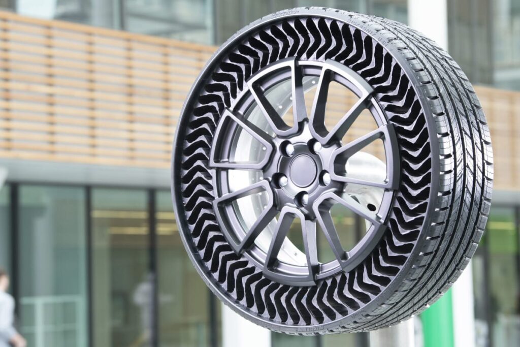 Michelin’s Airless Wheel Which Does Not Puncture To Enter Production By 2024