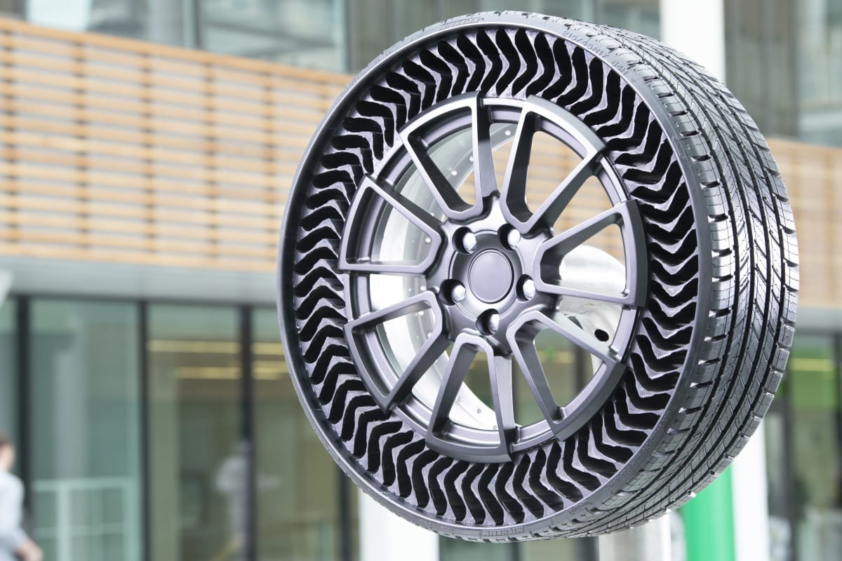 Michelin’s Airless Wheel Which Does Not Puncture To Enter Production By 2024