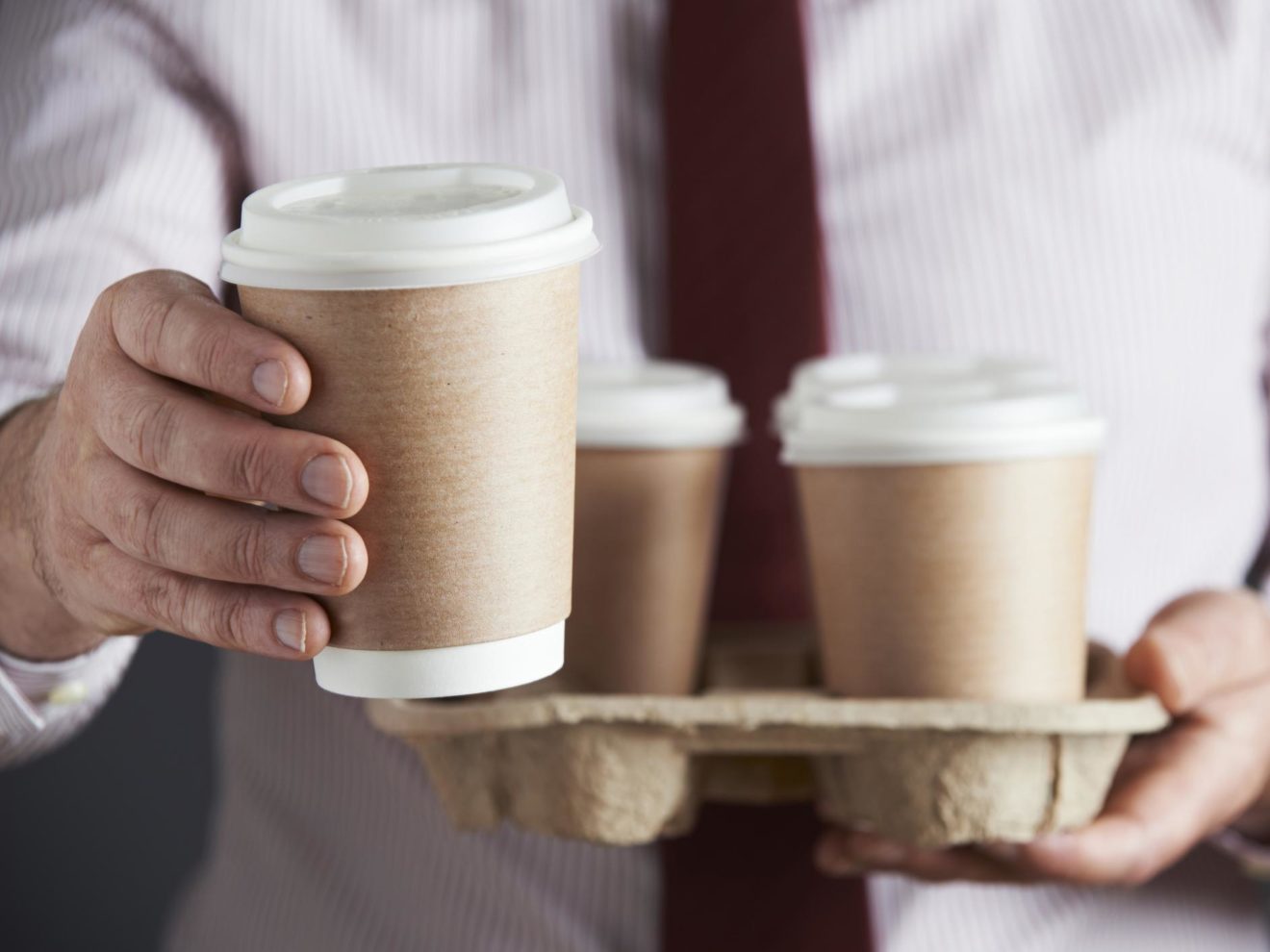 Disposable cups transformed into photographic paper